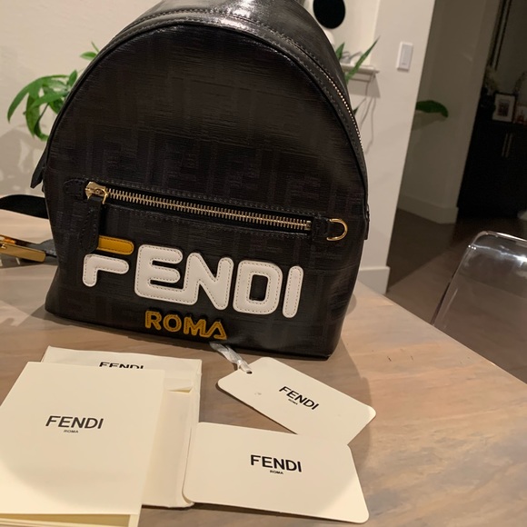 fendi mania mini backpack